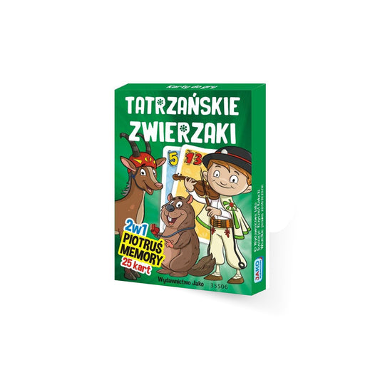 Karty Piotruś/Memory. Tatrzańskie Zwierzaki