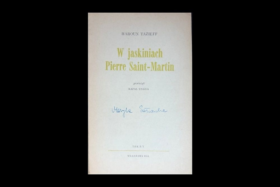 W jaskiniach Pierre Saint-Martin  - bez obwoluty