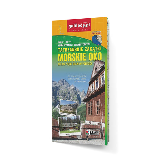 Tatrzańskie Zakątki: Morskie Oko i Dolina Pięciu Stawów Polskich, mapa 1:20 000