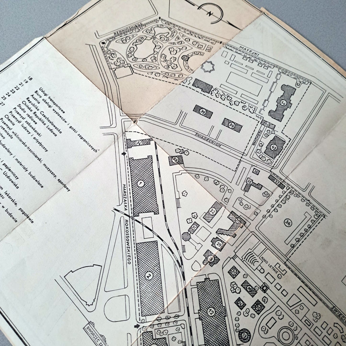 Orientacyjny plan miasta Poznania