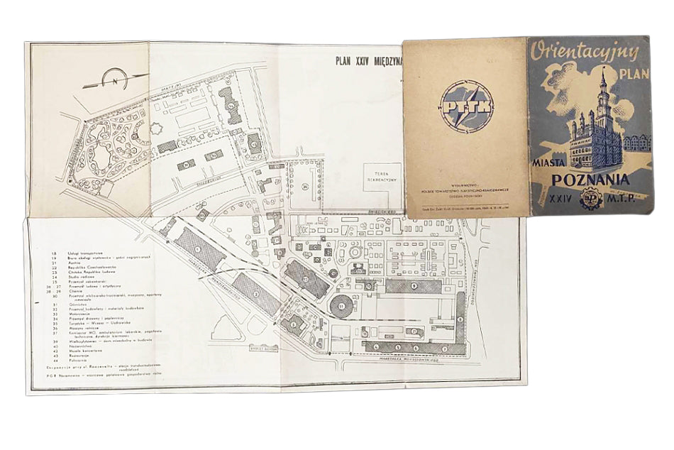 Orientacyjny plan miasta Poznania