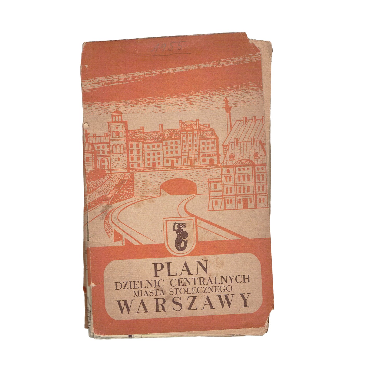 Plan dzielnic centralnych Miasta Stołecznego Warszawy