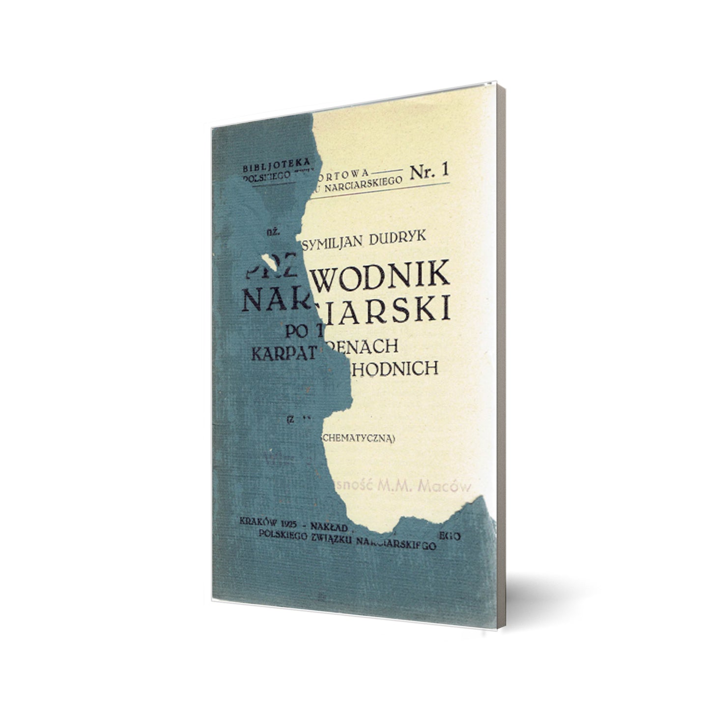 Przewodnik narciarski po terenach Karpatach Wschodnich (z mapą schematyczną)