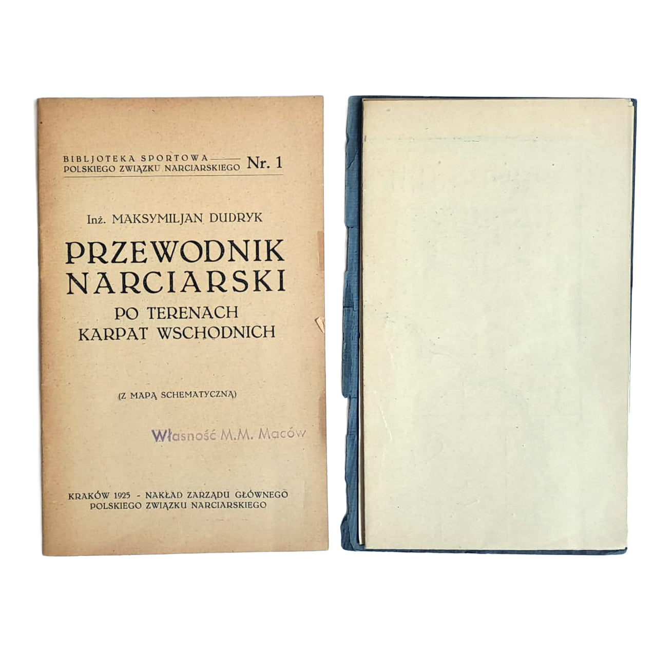 Przewodnik narciarski po terenach Karpatach Wschodnich (z mapą schematyczną)