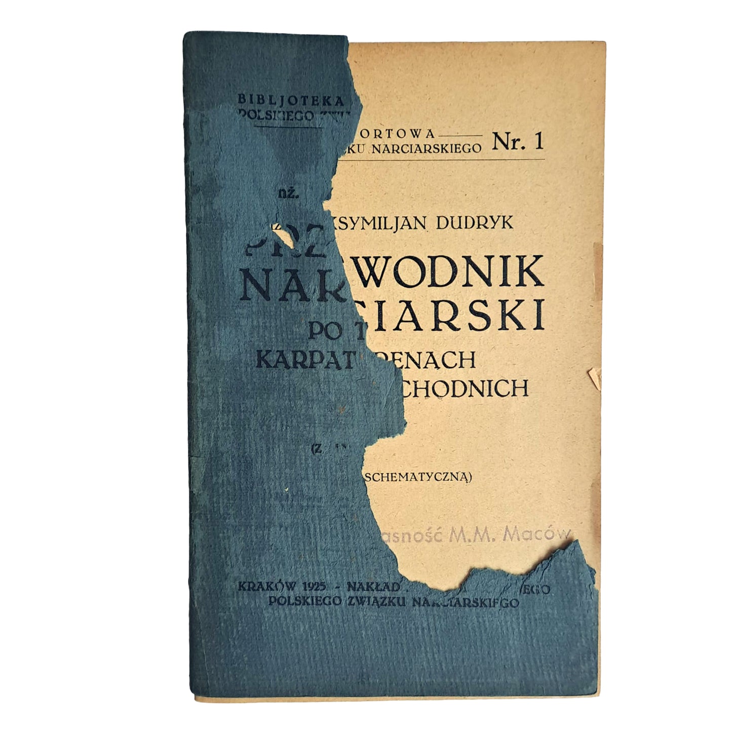 Przewodnik narciarski po terenach Karpatach Wschodnich (z mapą schematyczną)