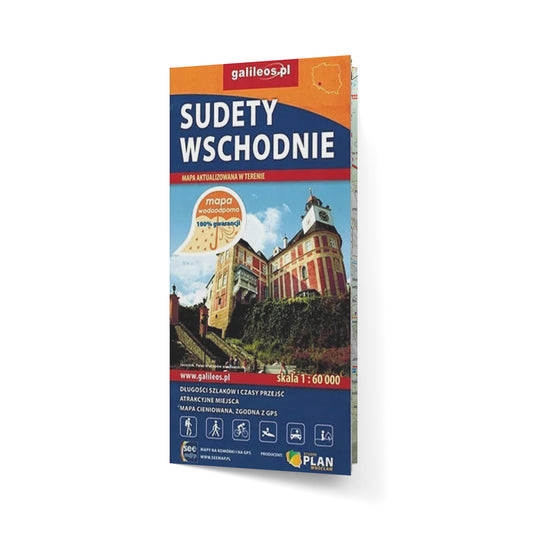 Sudety Wschodnie 1:60 000. Wodoodporna mapa aktualizowana w terenie