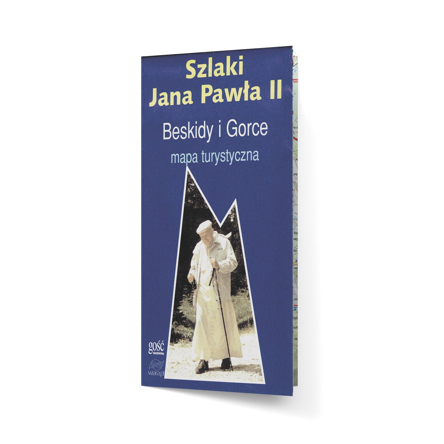 Szlaki Jana Pawła II. Beskidy i Gorce. Mapa turystyczna
