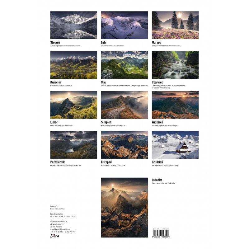 Tatry. Kalendarz 2026