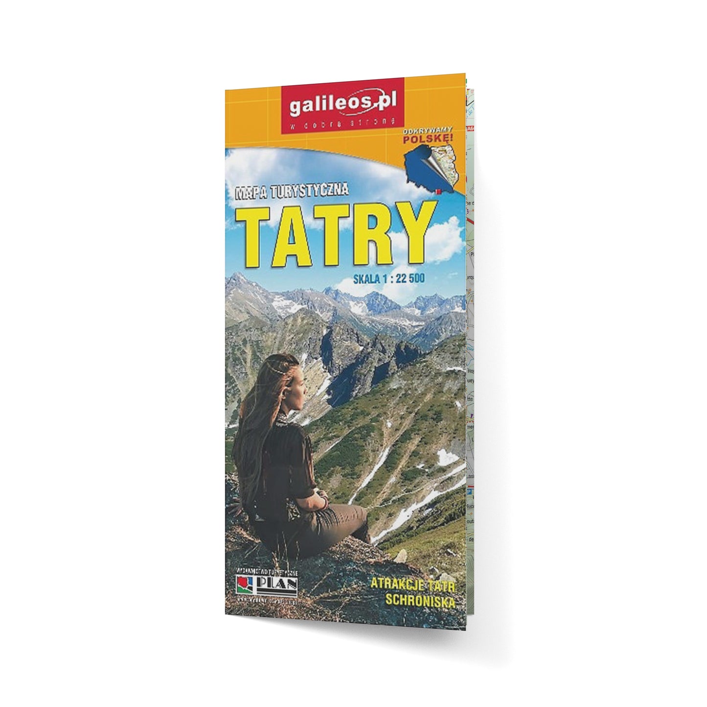Tatry - mapa turystyczna 1:22 000