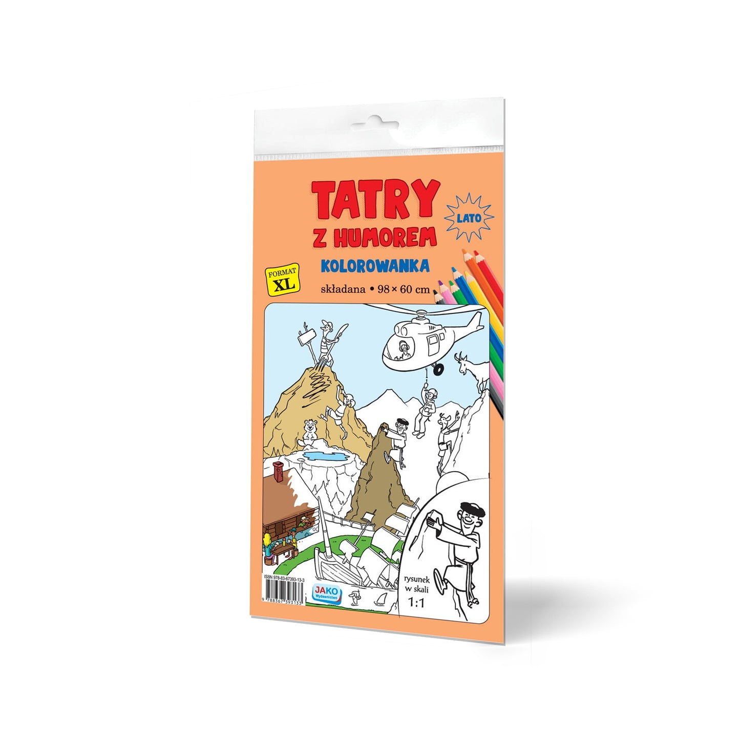 Tatry z humorem. Lato. Kolorowanka XL