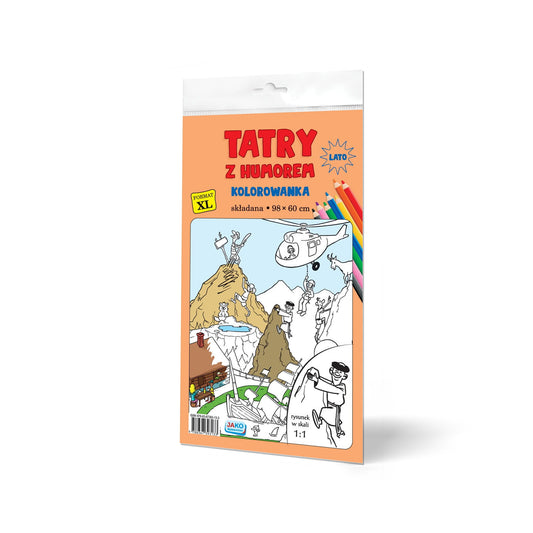 Tatry z humorem. Lato. Kolorowanka XL