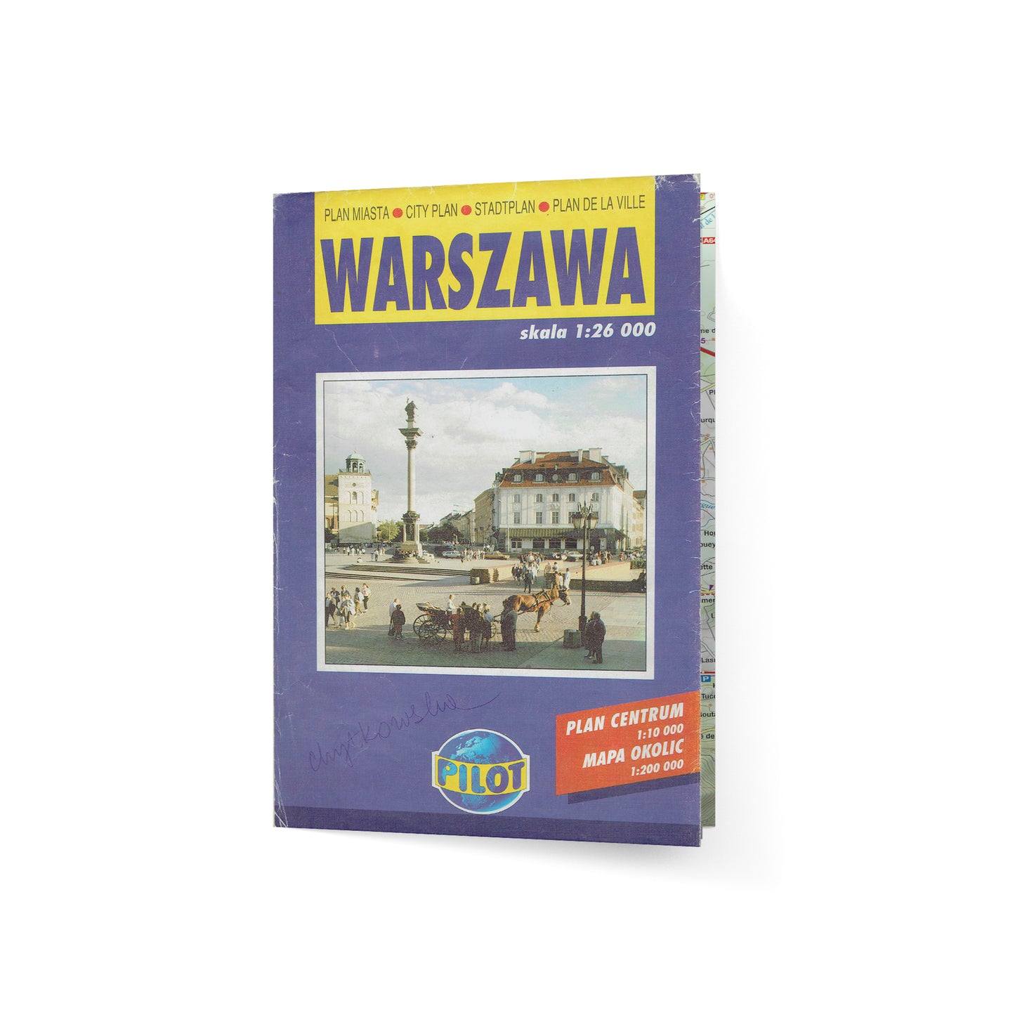Warszawa. Plan miasta 1:10 000