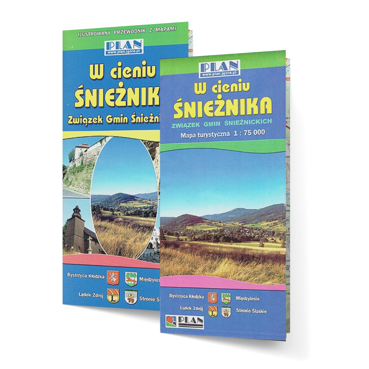 W cieniu Śnieżnika. Ilustrowany przewodnik z mapami oraz mapa turystyczna