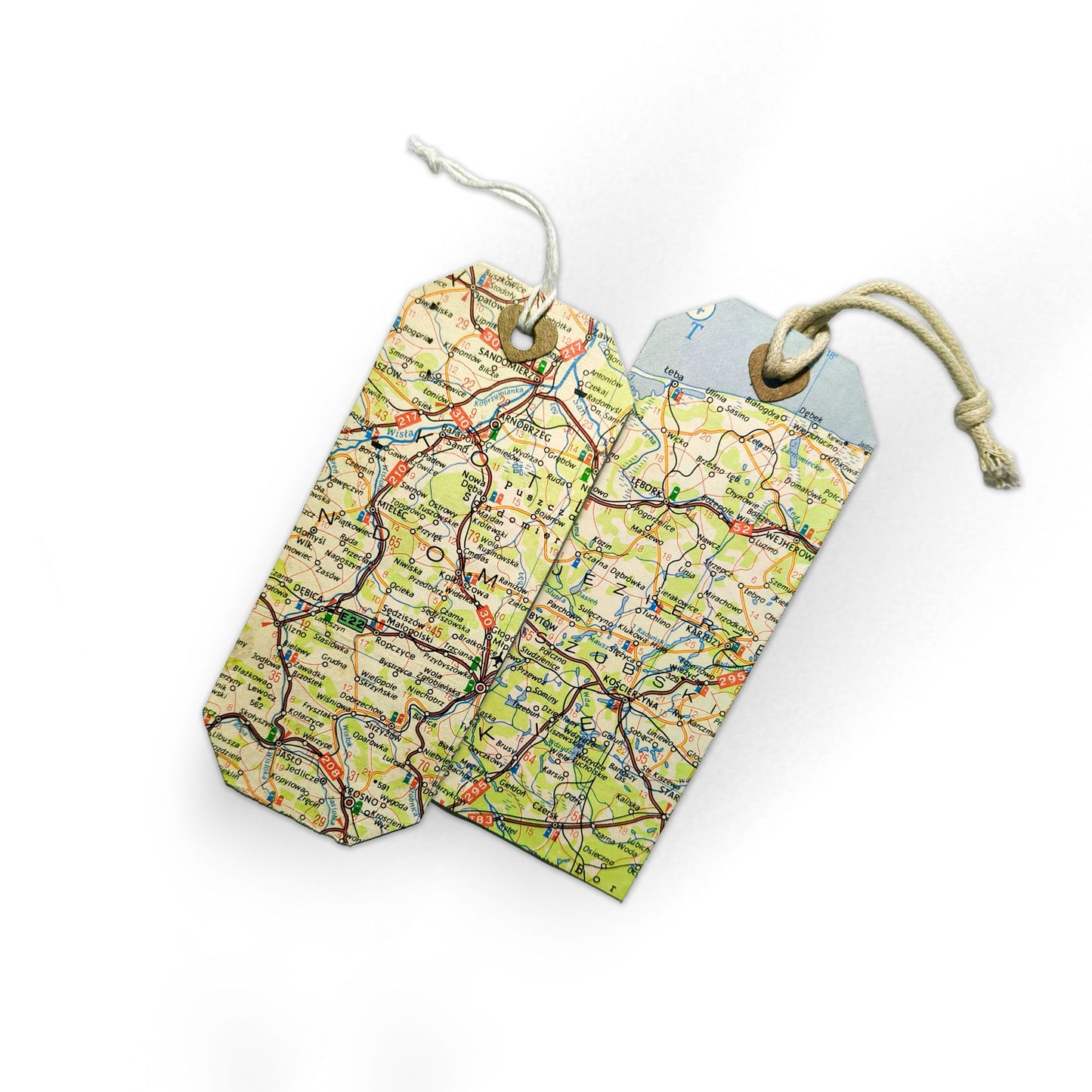 Zakładka do książki Mapy Upcycling